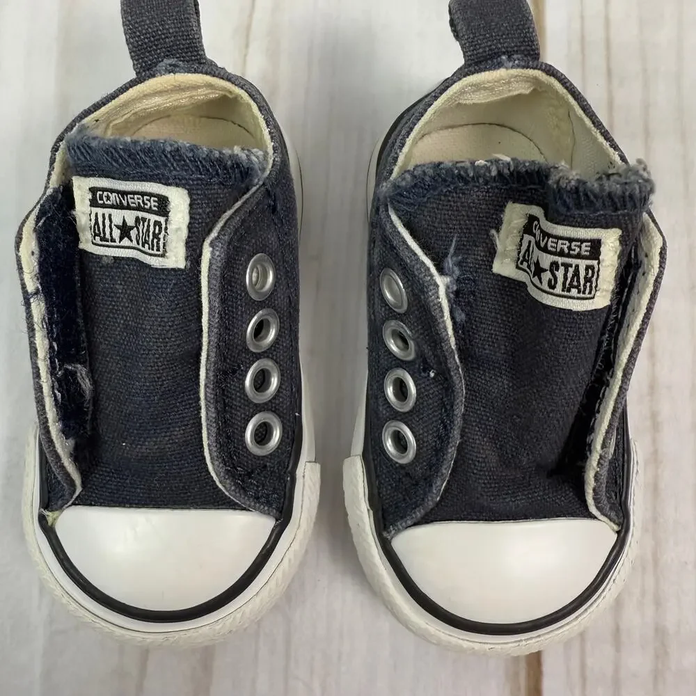 Kids Converse All Star Slip On Sneakers Shoes Toddler Size 2